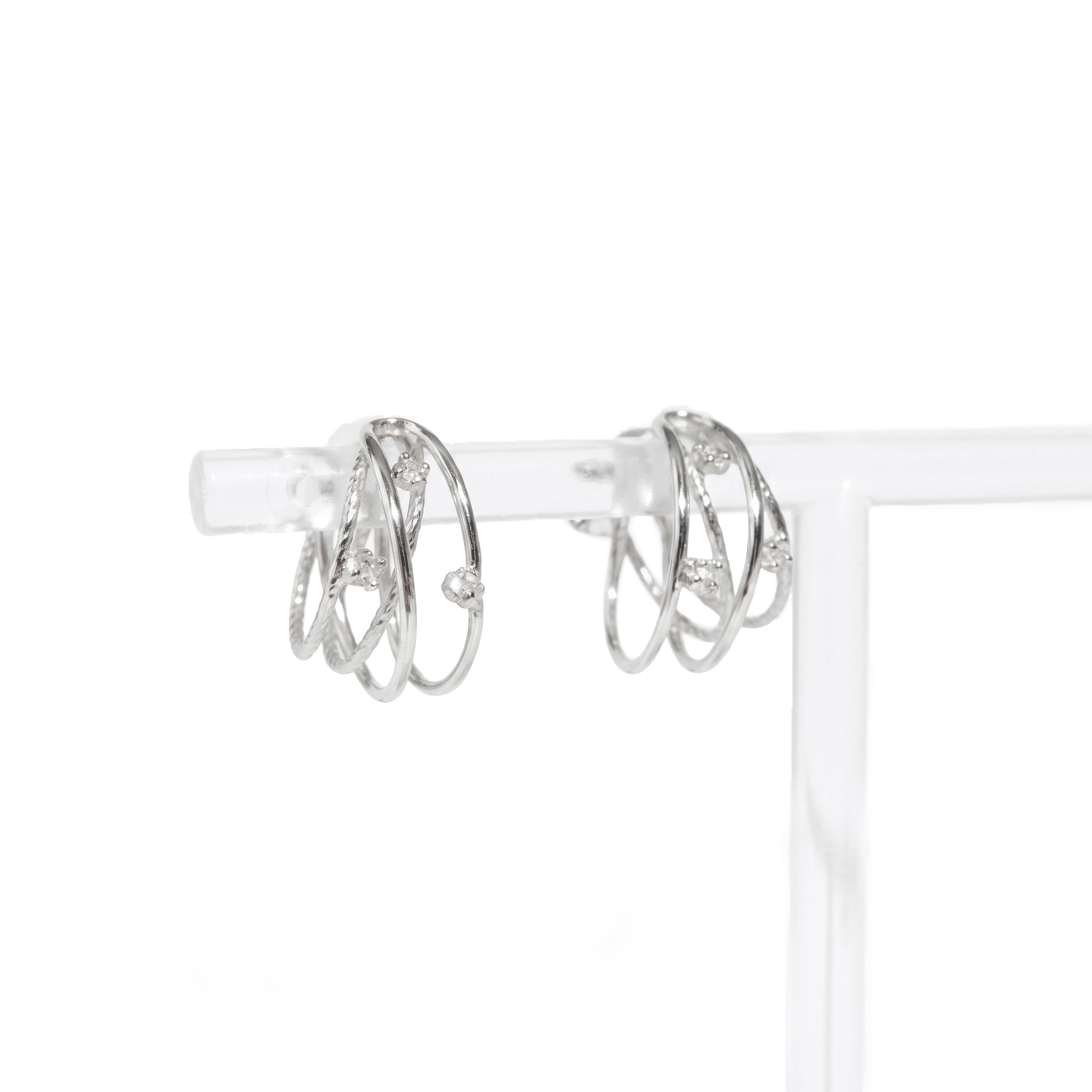 【即納】0.18ct ダイヤモンド・イヤリング【orbit】